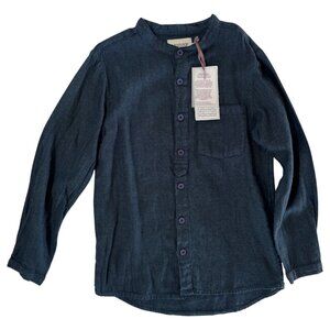 MARMAR JEANS - BUTTON DOWN SHIRT  - SHADOW GREEN - COTTON - 8Y - NWT